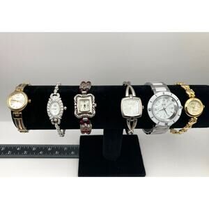 Women's Watch Lot Bundle That Includes 6 Beautiful Watches with New Batteries